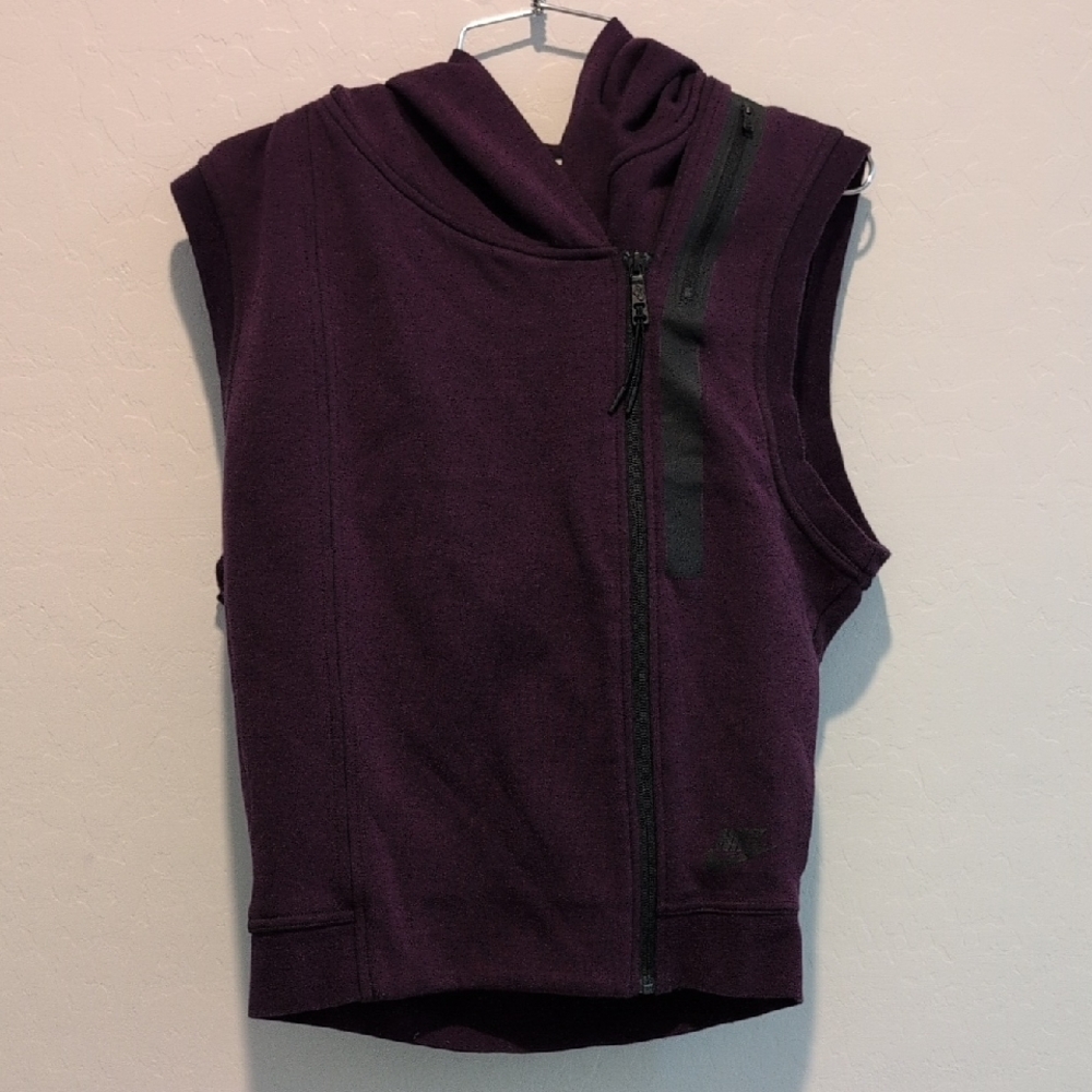 Nike Purple Hoodie Vest
